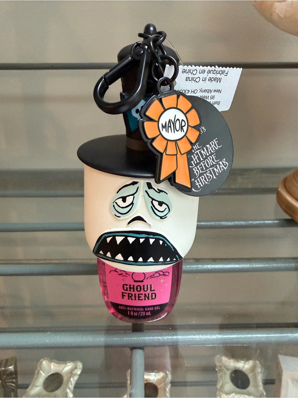 Bath & Body Works Nightmare Before Christmas Mayor PocketBac Holder & BAC NWT